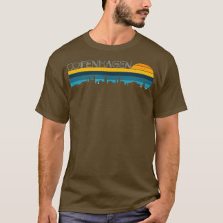 Copenhagen SkylineVintage Retro Sunset Kopenhagen  T-Shirt
