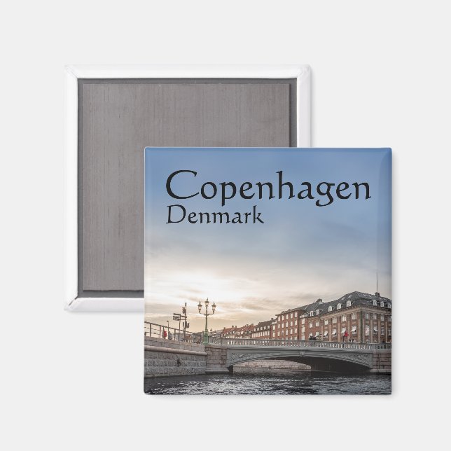 Copenhagen Souvenir Magnet (Front/Back)