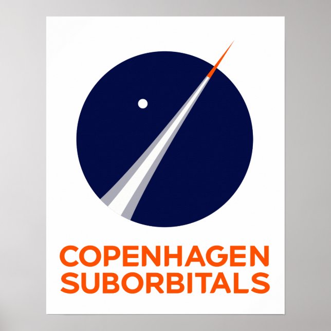 Copenhagen Suborbitals Logo poster (Front)