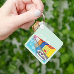 Copenhagen Waterfront District Key Ring