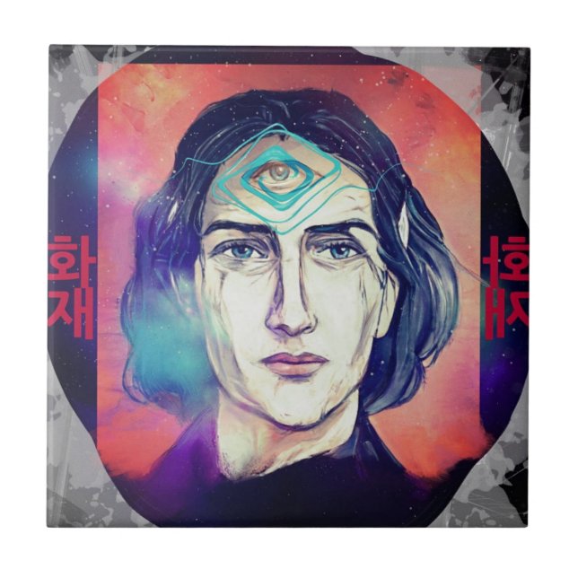 Copernicus a Fire Elf High Weirdness Tile (Front)