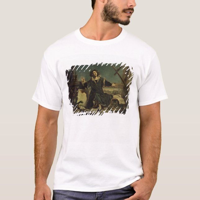 Copernicus in the tower at Frombork T-Shirt (Front)