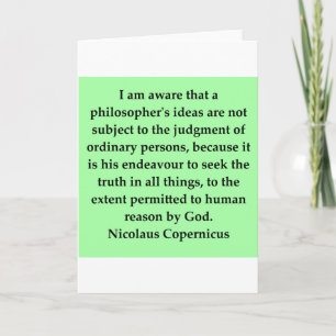 copernicus quote card