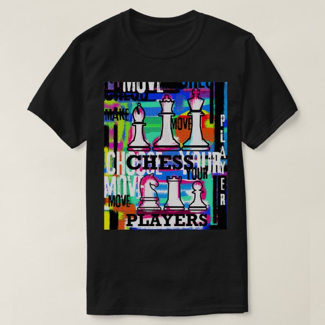 Copie de Chess Player Choose Your Weapon Modern Ar T-Shirt (Design Front)