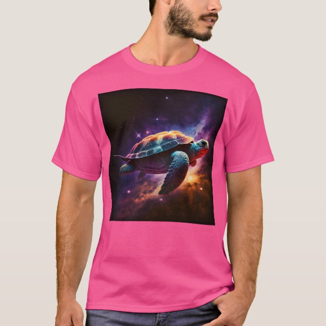Copie De Copie De Space Turtle T-Shirt (Front)