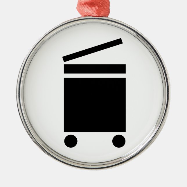 Copier Metal Tree Decoration (Front)