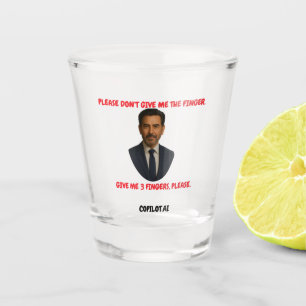 COPILOT.AI SHOT GLASS, DON'T GIVE ME THE FINGER. GLASS