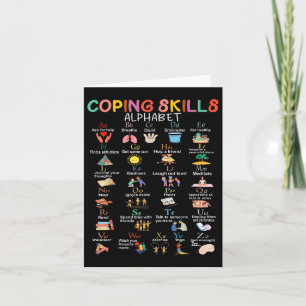Coping Skills Alphabet Mental Health Awareness _1  Card