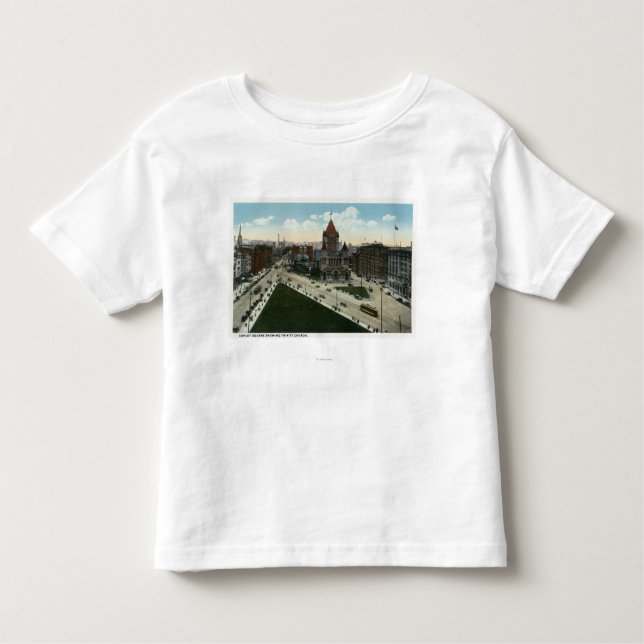 Copley Square View of Trinity Church Toddler T-Shirt (Front)