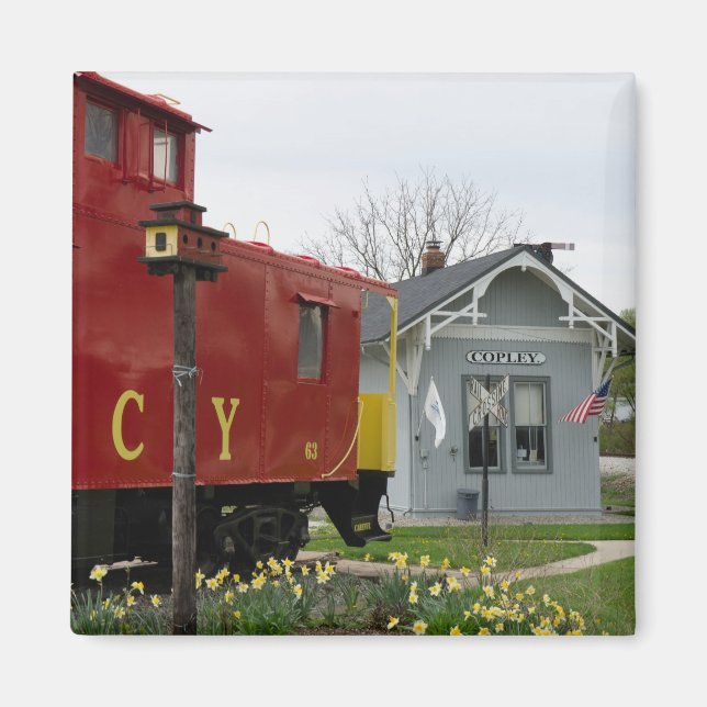 Copley Train Station Magnet (Front)