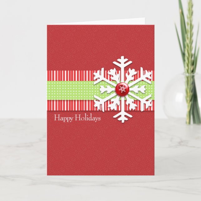 Copo de Nieve Holiday Card (Front)