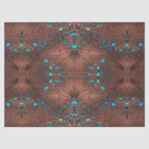 Copper and Abalone Decoupage Tissue Craft Paper