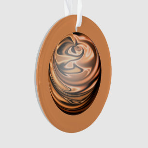 Copper and Black Coloured Marble Ornament
