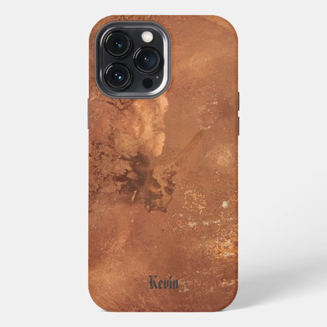 Copper background iPhone case (Back)