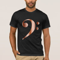 Copper Bass Clef