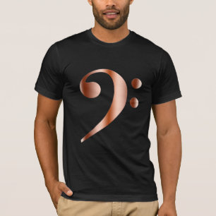 Copper Bass Clef T-Shirt