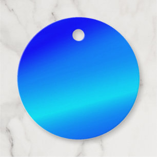Copper blue ombre watercolor abstract pastel  favour tags