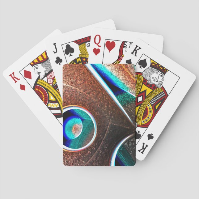 Copper Blue Playing Cards (Back)
