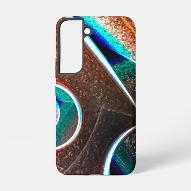 Copper Blue Samsung Galaxy S22 Case (Back)