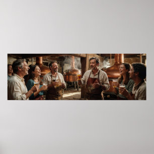 Copper Brewery Laughter and Warmth Poster