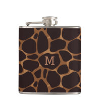 Copper Brown Abstract Leopard Pattern