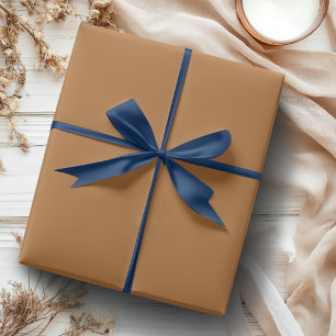 Copper Brown Solid Colour   Classic   Elegant Wrapping Paper