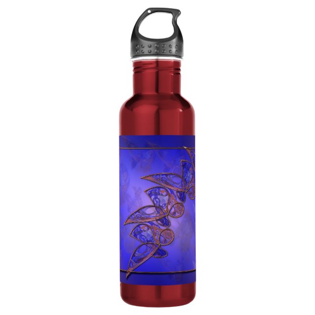 Copper Butterflies 710 Ml Water Bottle (Front)