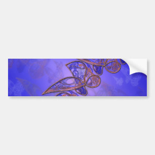 Copper Butterflies Bumper Sticker