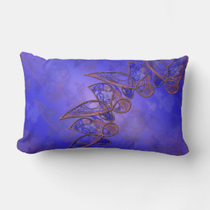 Copper Butterflies Pillow