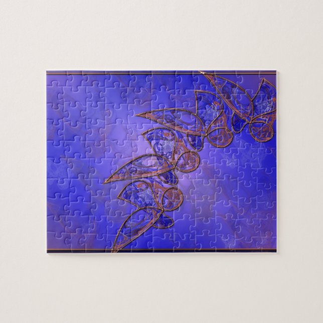 Copper Butterflies Puzzle (Horizontal)