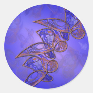 Copper Butterflies Stickers