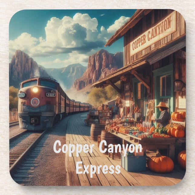 Copper Canyon Express Coaster (Front)