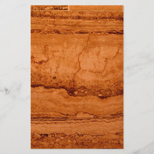 Copper Canyon Granite, amber gold Sedona mountains Stationery (Front)