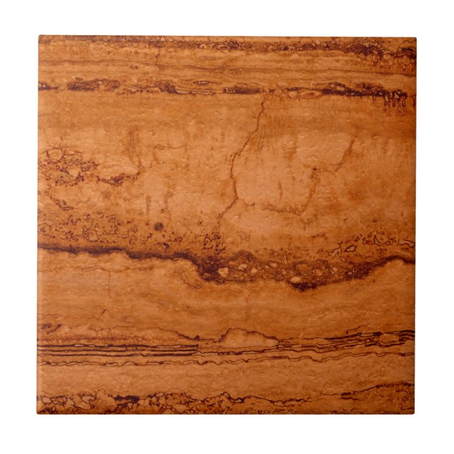 Copper Canyon Granite, amber gold Sedona mountains Tile (Front)