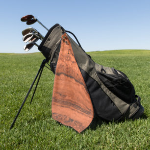 Copper Canyon Granite, amber Sedona stone  Golf Towel