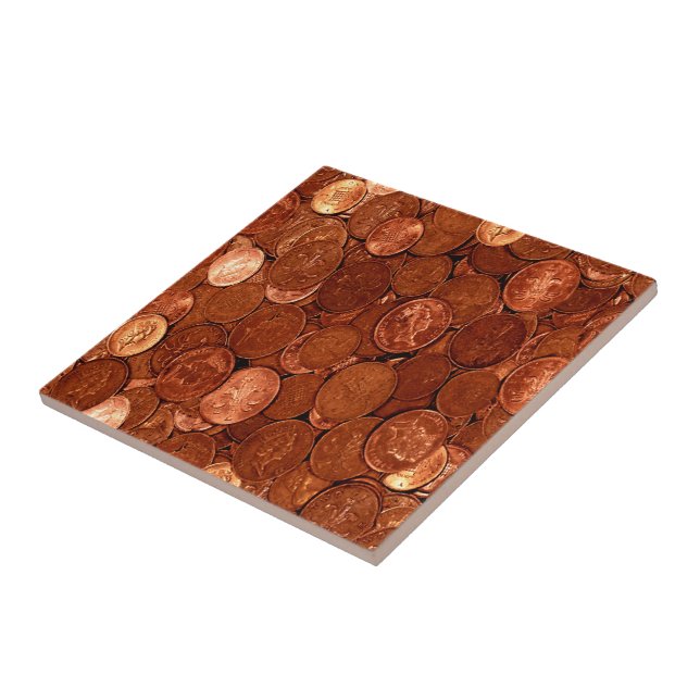 Copper Coins Tile (Side)