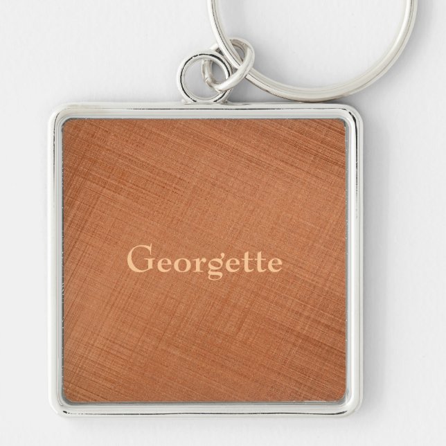 Copper Coloured Key Ring (Front)