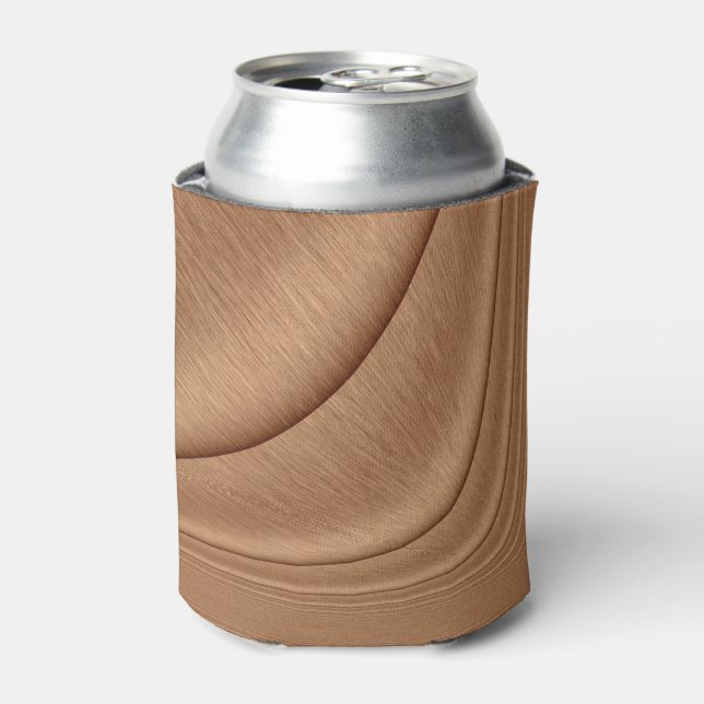 Copper Contour Can Cooler (Can Front)