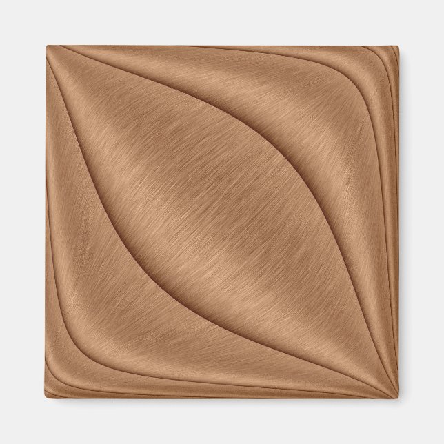 Copper Contour Magnet (Front)