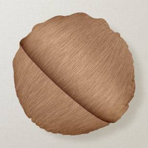 Copper Contour Round Cushion