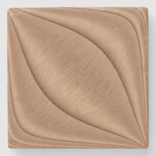 Copper Contour Stone Coaster
