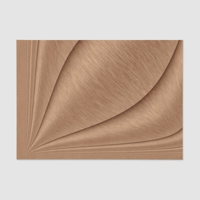 Copper Contour Tissue Paper (Front)
