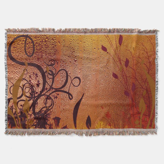 Copper Dew Throw Blanket (Front)