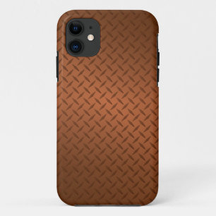 Copper Diamondplate Look Pattern Case-Mate iPhone Case