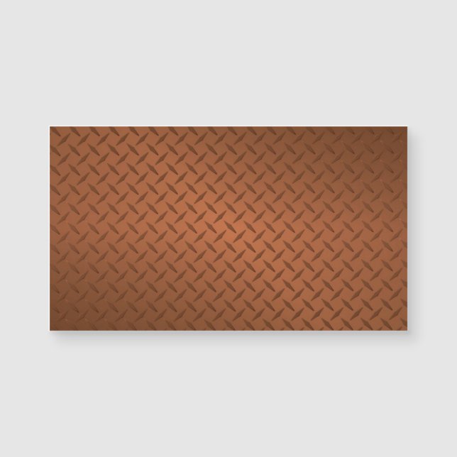 Copper Diamondplate Pattern Look (Front)
