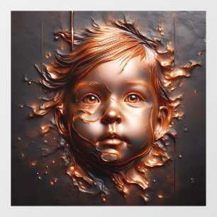 Copper Dreams of Innocence Window Cling