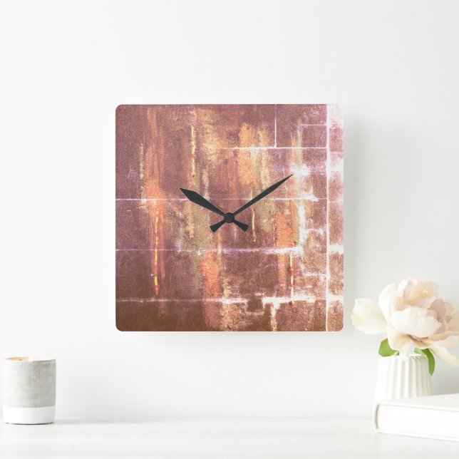 copper drops wall clock by dalDesignNZ (Home)