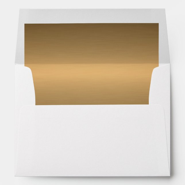 Copper-effect Lined Envelope (Back (Bottom))