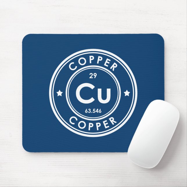 Copper Element Blue Mouse Pad (With Mouse)