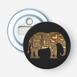Copper Elephant Circuit Board Bottle Opener